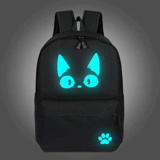 Luminous Canvas Backpack in Casual College Style